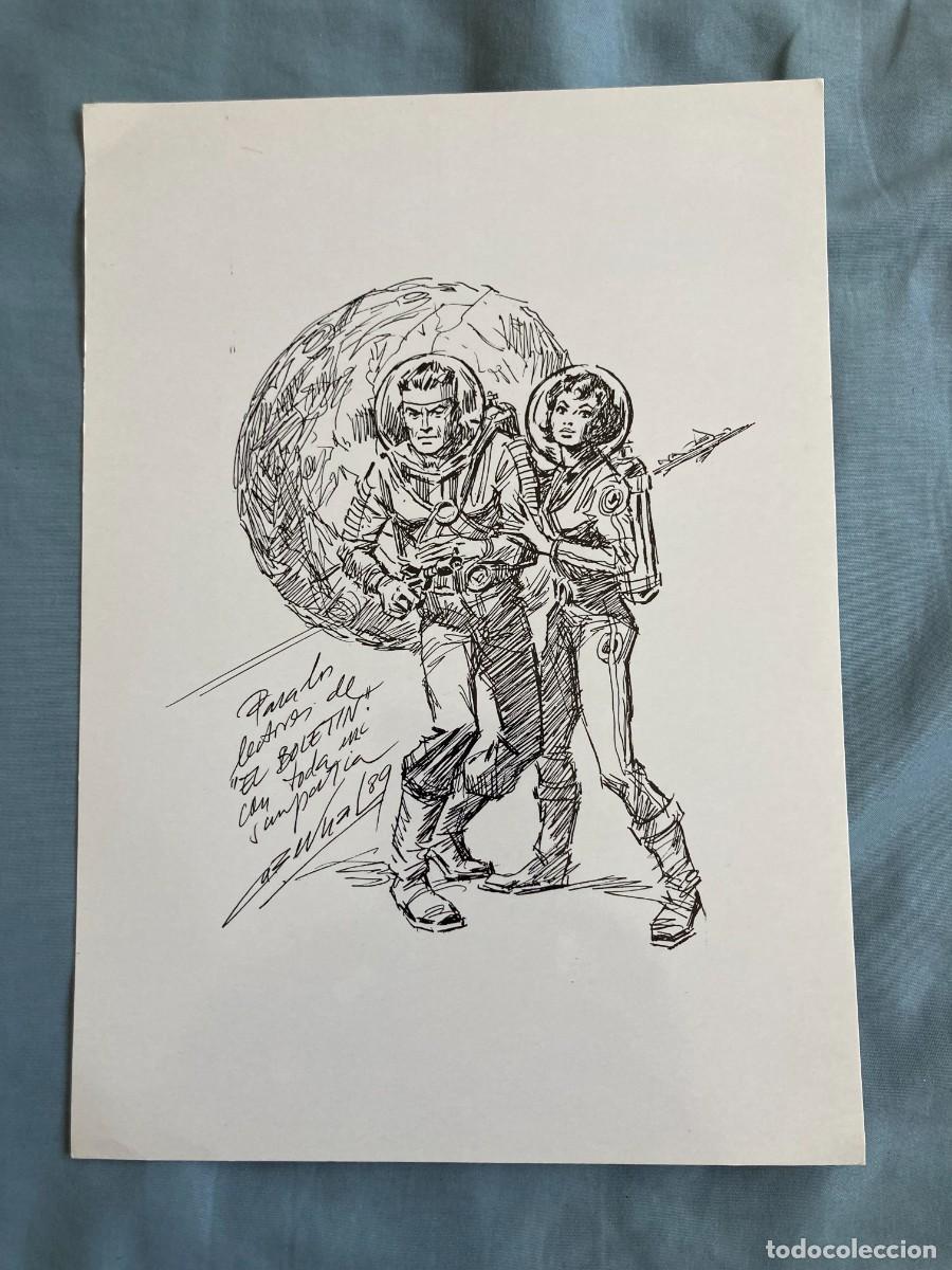 C&oacute;mics: ANTONIO BERNAL - LAMINA EL BOLETIN 15.5x21.5