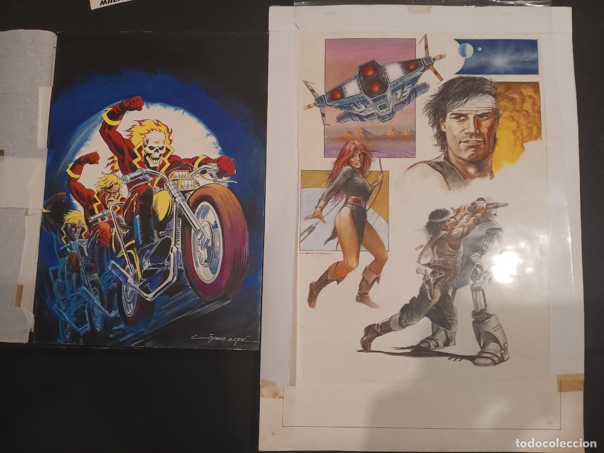 C&oacute;mics: Original vertice motorista fantasma y ciencia ficcion Lopez espi desconozco d&oacute;nde se publico