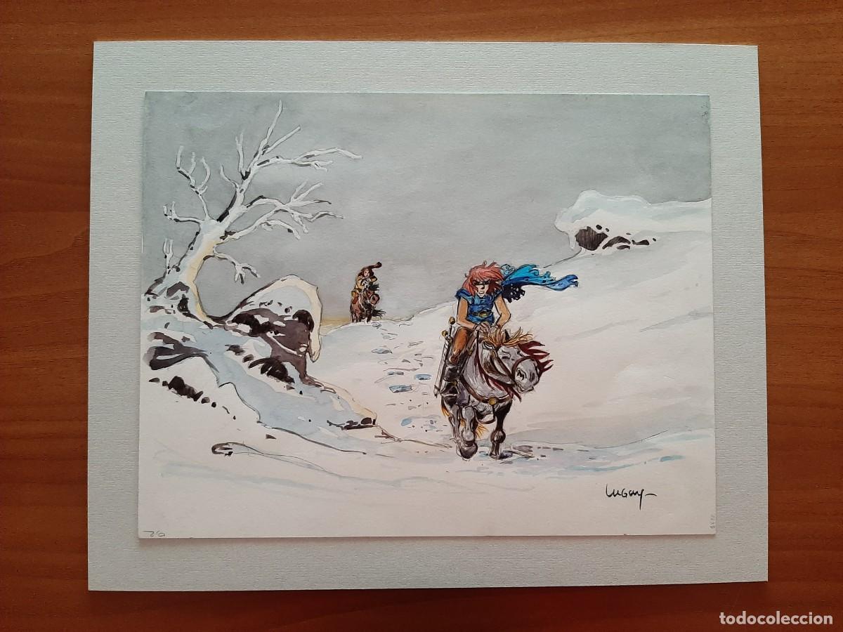 C&oacute;mics: DIBUJO ORIGINAL PHILIPPE LUGUY - PERCEVAN - Foto 1
