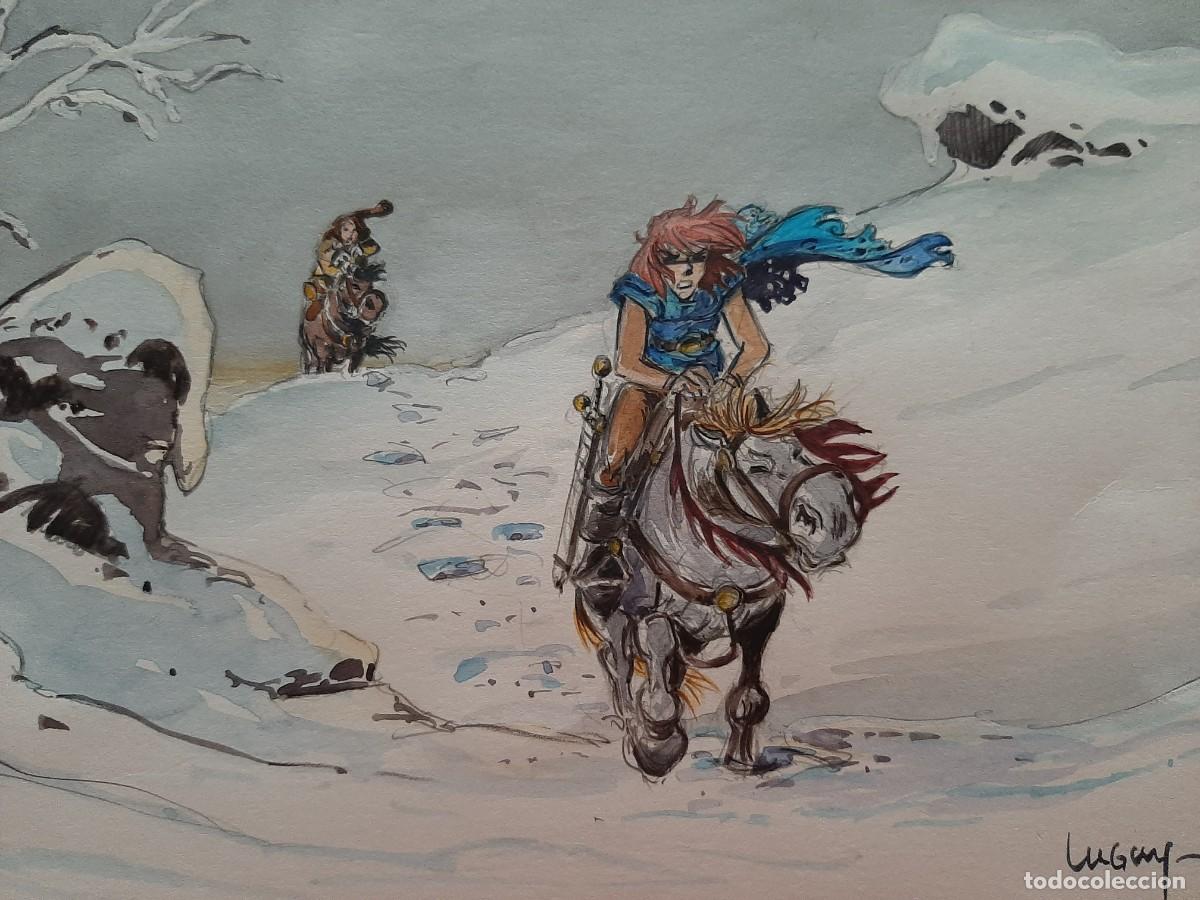 C&oacute;mics: DIBUJO ORIGINAL PHILIPPE LUGUY - PERCEVAN - Foto 10