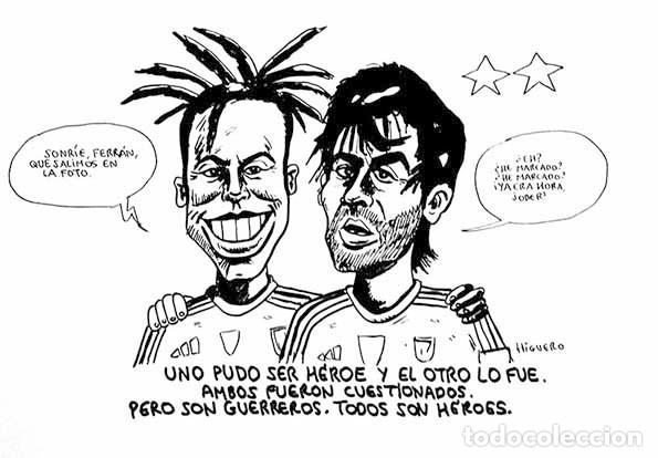 Dibujo Original Chiste Humor Gráfico LOS HÉROES DE LA ROJA, de Higuero | todocoleccion (Buy It Now)