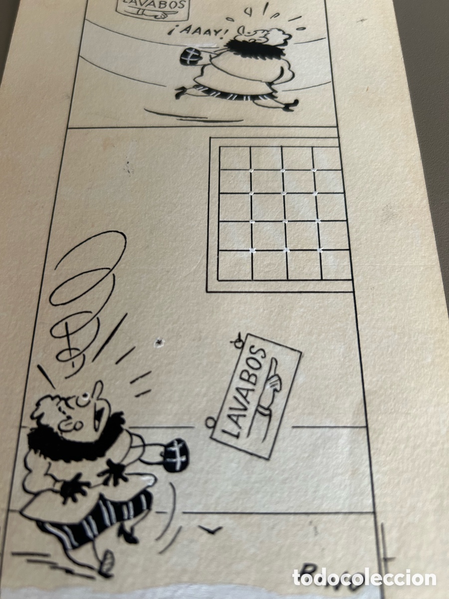 C&oacute;mics: Rino para TBO, dibujo original