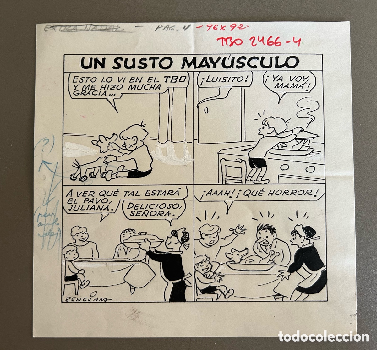 C&oacute;mics: Benejam para TBO , Un susto may&uacute;sculo - Foto 1