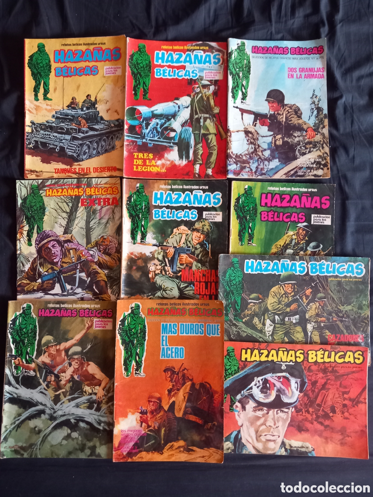 C&oacute;mics: Lote revistas c&oacute;mic Haza&ntilde;as b&eacute;licas