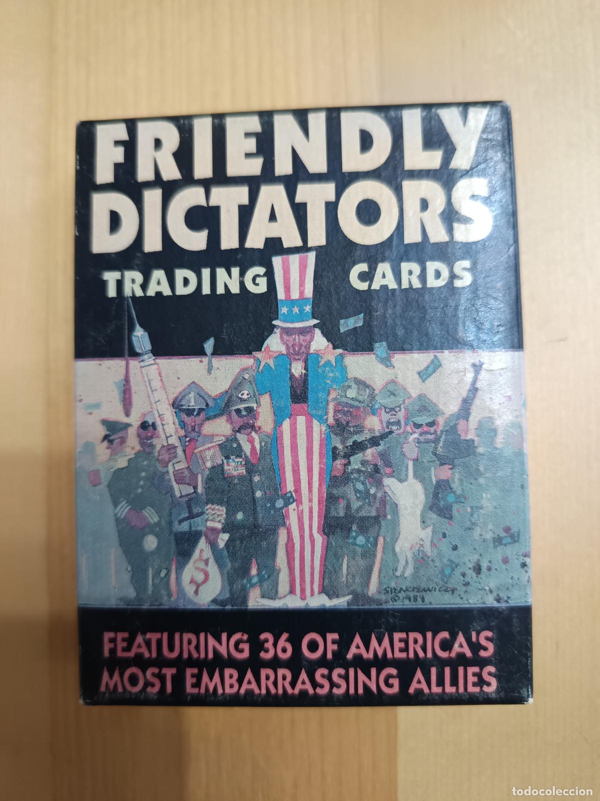 C&oacute;mics: FRIENDLY DICTATORS Trading Cards Complete Set Of 36 Bill Sienkiewicz Trump 1990