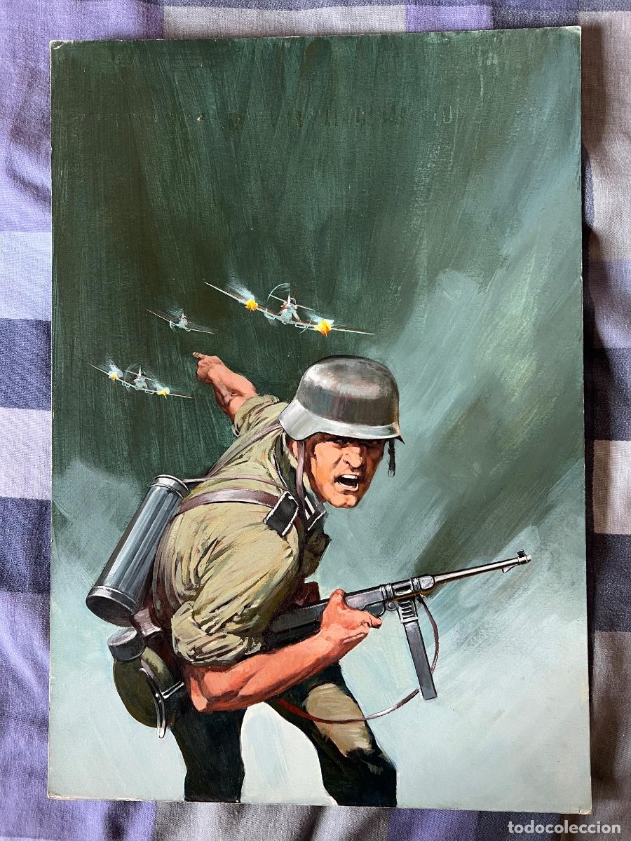 C&oacute;mics: PORTADA DIBUJO ORIGINAL SUPERSTRIP 230 HOLANDA 2&ordf; GUERRA MUNDIAL POSIBLE LOPEZ ESPI