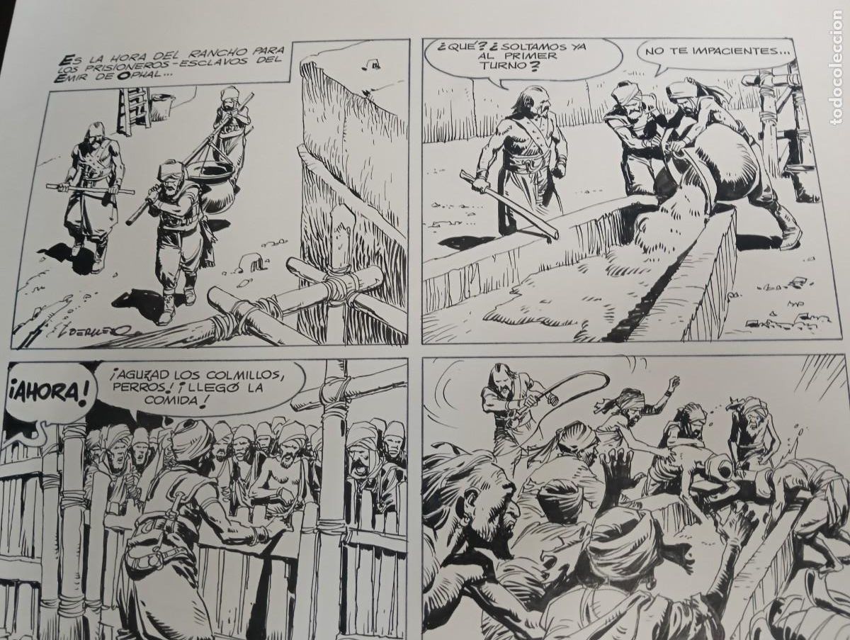 C&oacute;mics: PAGINA ORIGINAL CAPITAN TRUENO DE BERMEJO - Foto 3