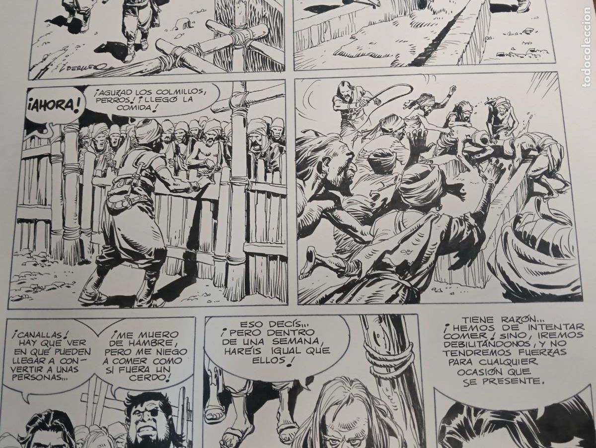 C&oacute;mics: PAGINA ORIGINAL CAPITAN TRUENO DE BERMEJO - Foto 4