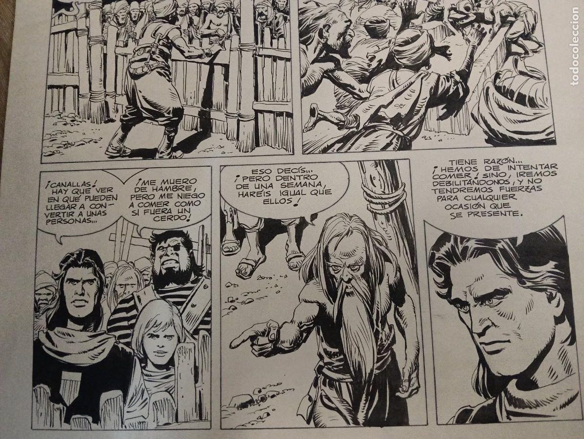C&oacute;mics: PAGINA ORIGINAL CAPITAN TRUENO DE BERMEJO - Foto 5