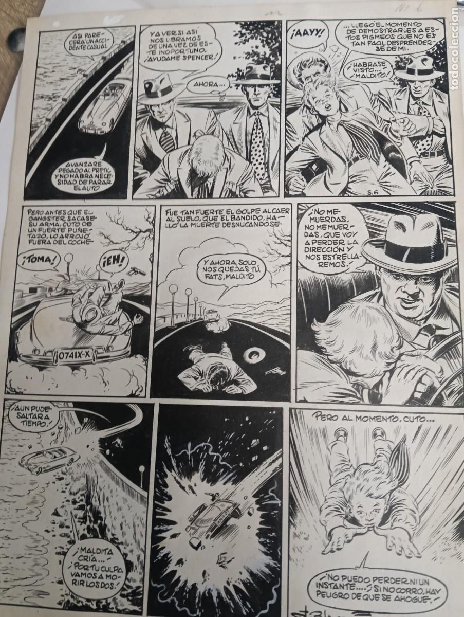 C&oacute;mics: PAGINA ORIGINAL JESUS BLASCO DE CUTO