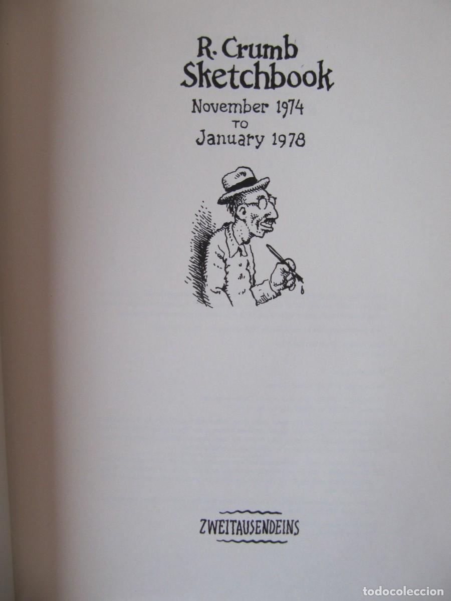 C&oacute;mics: ROBERT CRUMB &ndash; SKETCHBOOK NOV. 1974 TO JAN. 1978
