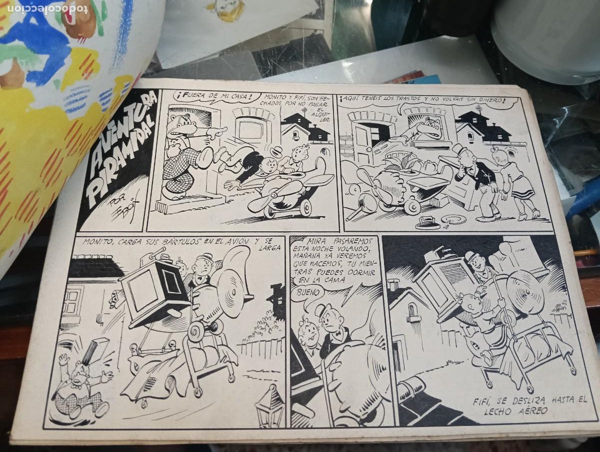 C&oacute;mics: CUADERNILLO ORIGINAL DE EMILI BOIX 8 HOJAS Y PORTADA - Foto 3