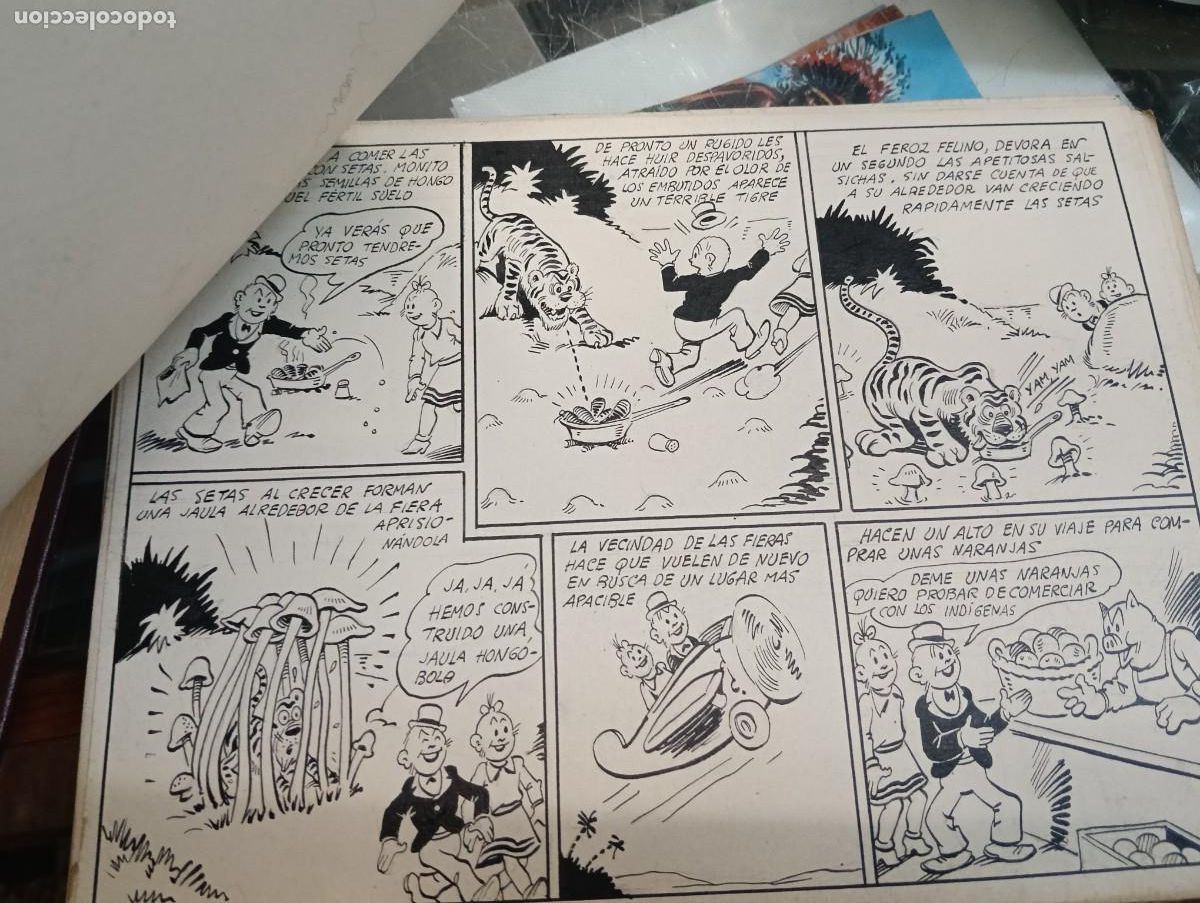 C&oacute;mics: CUADERNILLO ORIGINAL DE EMILI BOIX 8 HOJAS Y PORTADA - Foto 6