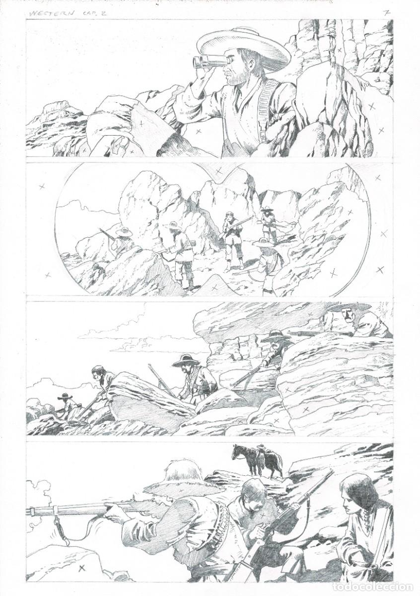 C&oacute;mics: &rdquo;The Good, The Bad and The Ugly&rdquo; &mdash; P&aacute;gina original de Esteve Polls (Esteban Polls) | C&oacute;mic Dynamite
