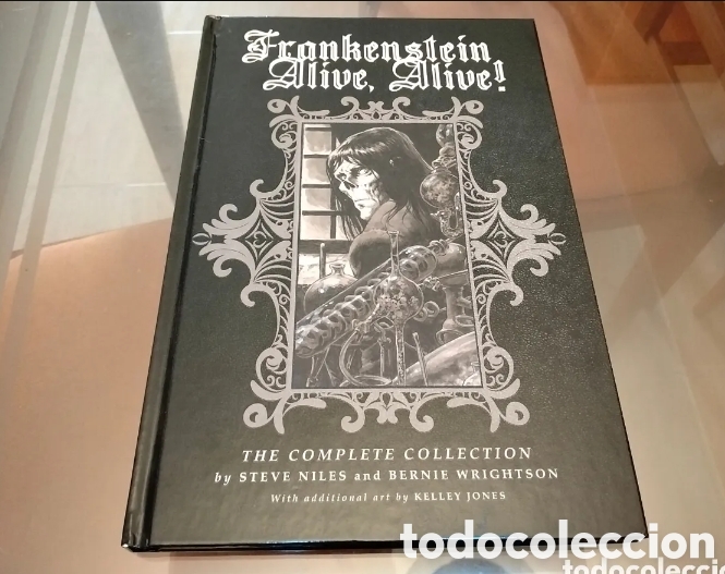 C&oacute;mics: Bernie Wrightson Frankenstein Alive Alive The Complete Collection IDW 2018 + Gold Hologram H1