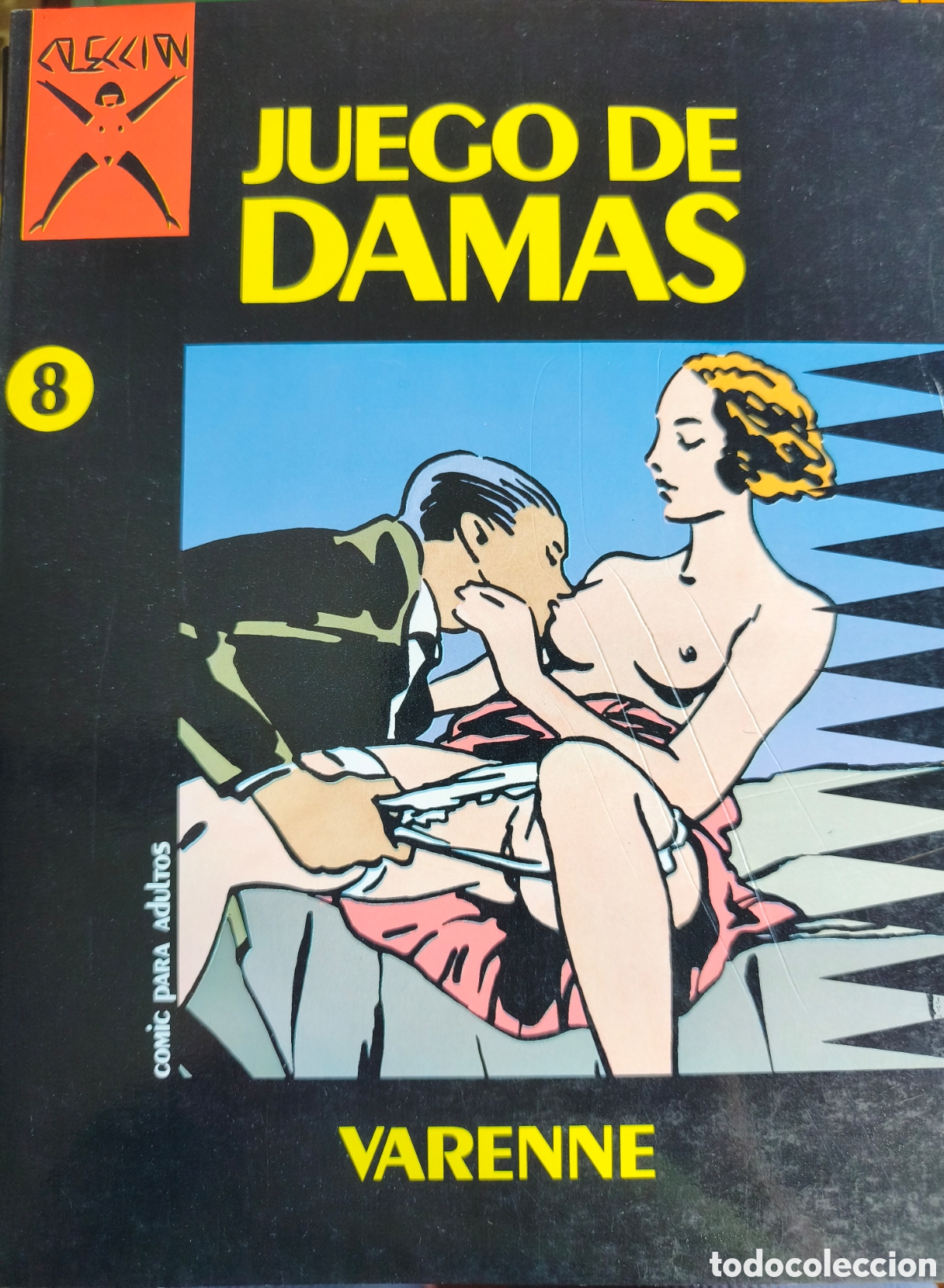 C&oacute;mics: Juego de Damas, de Alex Varenne, publicado por Ediciones La C&uacute;pula en 1987.