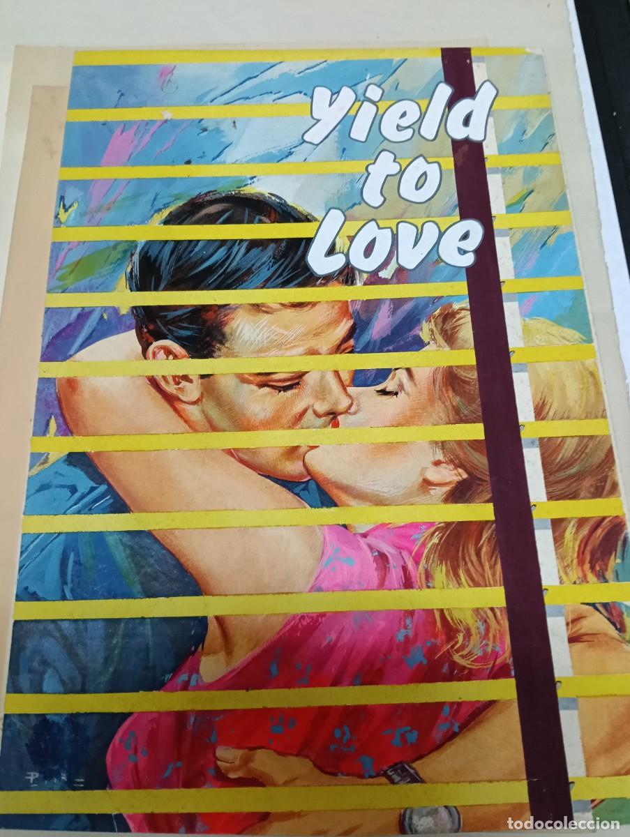 C&oacute;mics: PORTADA ROMANTICA OBRA ORIGINAL