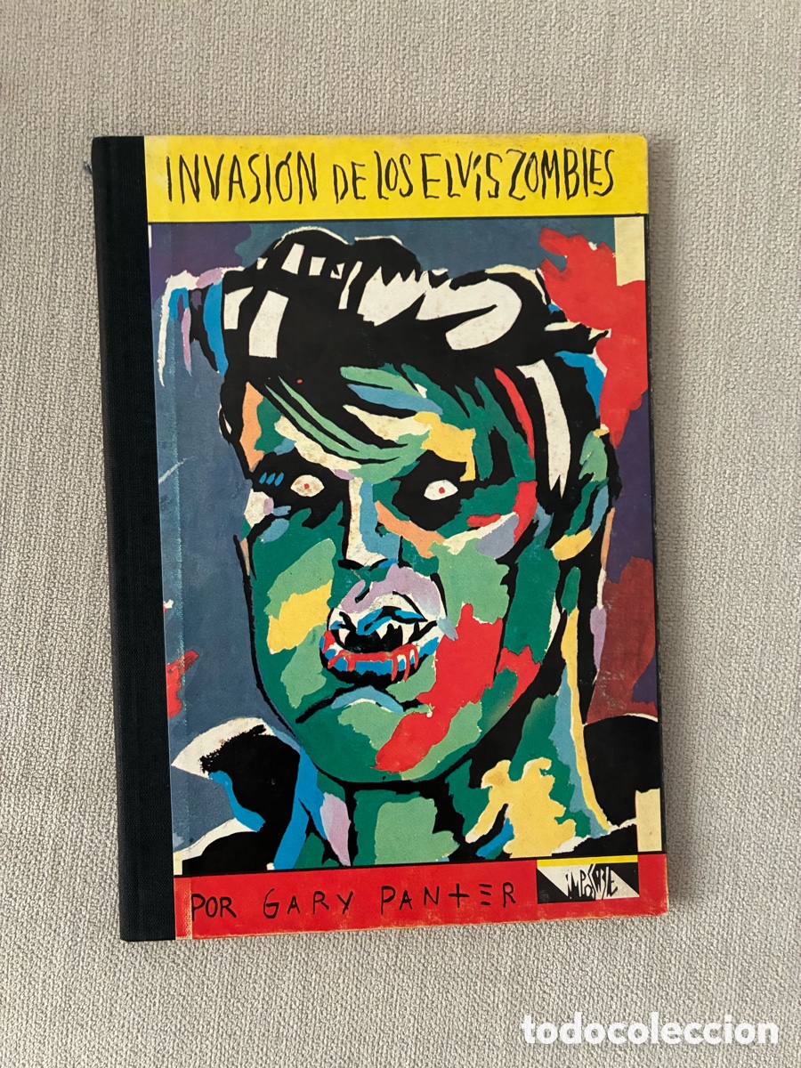 C&oacute;mics: Gary Panter &ndash; Invasi&oacute;n de los Elvis Zombies &ndash; Arrebato 1984 &ndash; Con disco flexi original