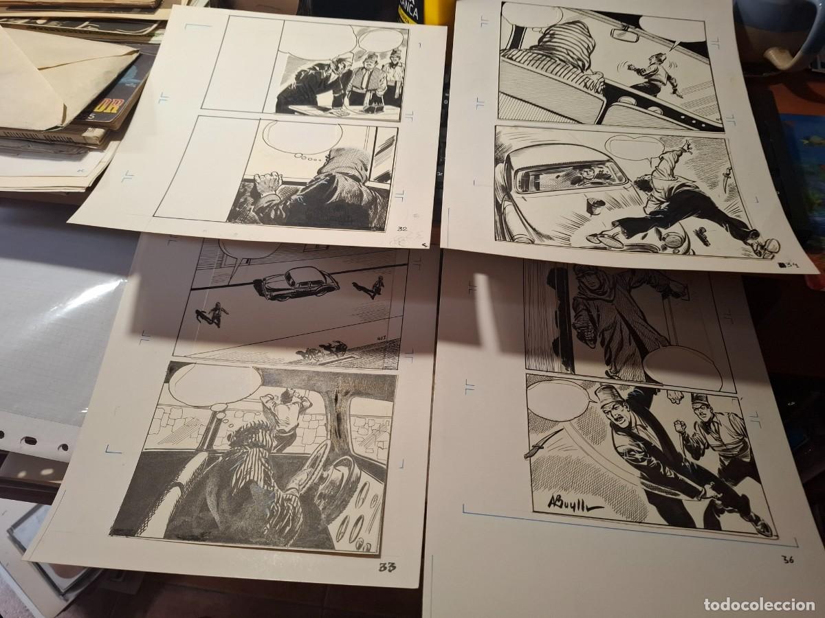 C&oacute;mics: Bill Barnes, 25 paginas originales remontadas, firma a. Buylla