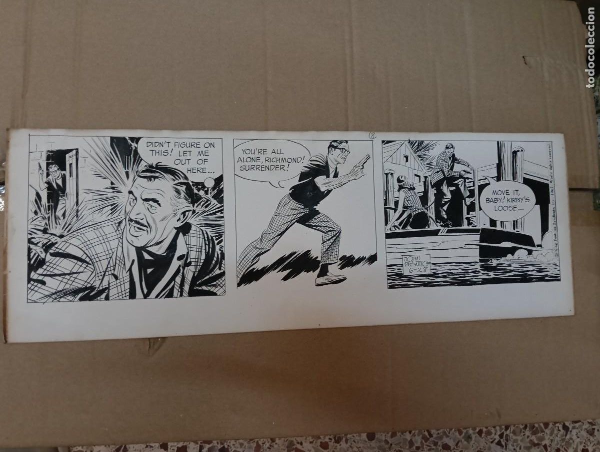 Comics: TIRA ORIGINAL RIP KIRBY JOHN PRENTICE