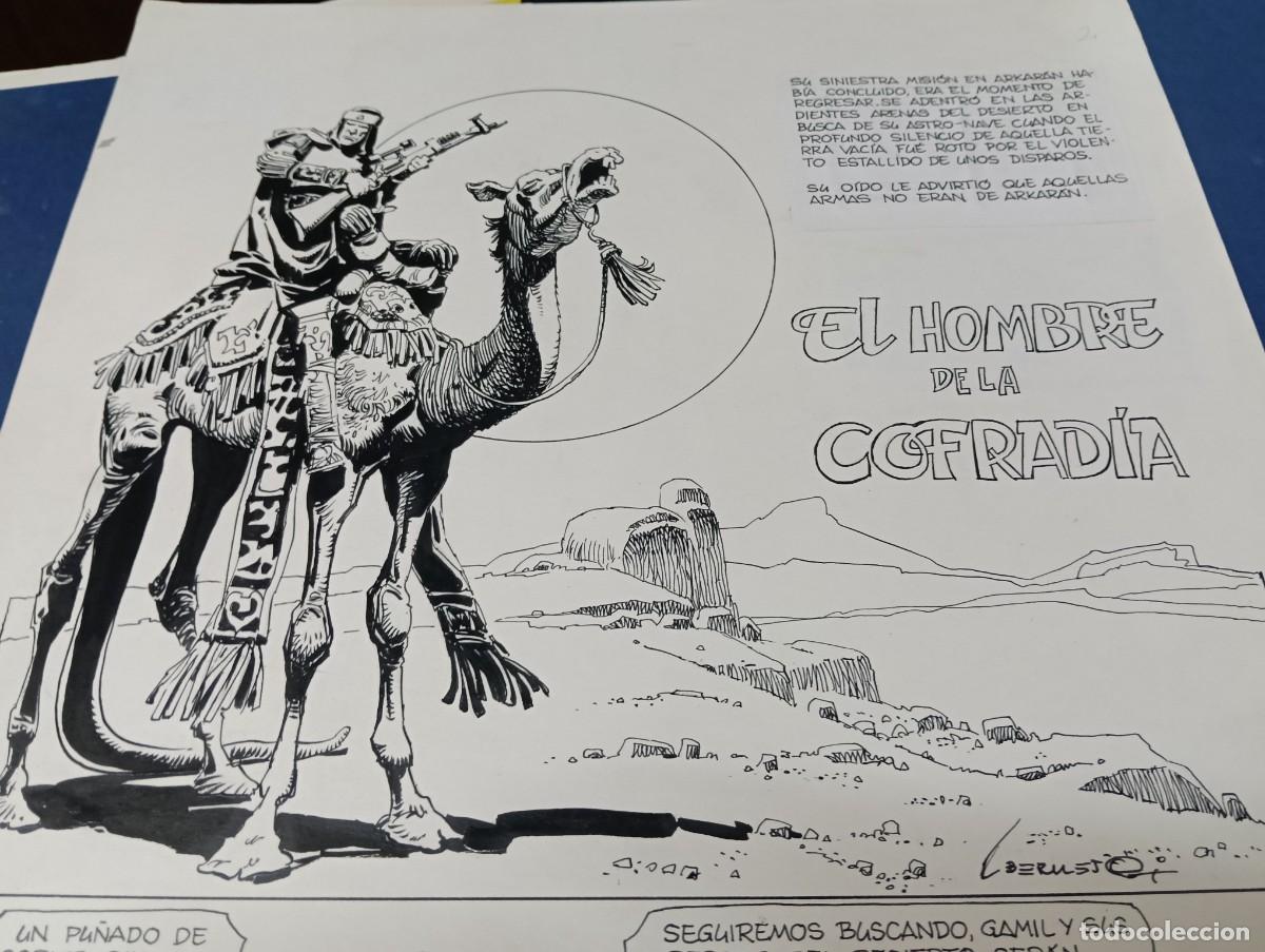 C&oacute;mics: PAGINA ORIGINAL EL HOMBRE DE LA COFRAD&Iacute;A BERMEJO