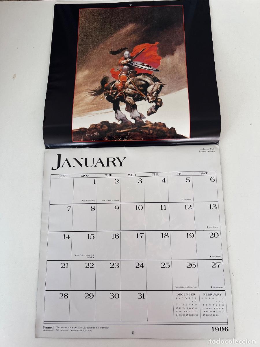 C&oacute;mics: FRANK FRAZETTA CALENDER 1996 - Foto 3