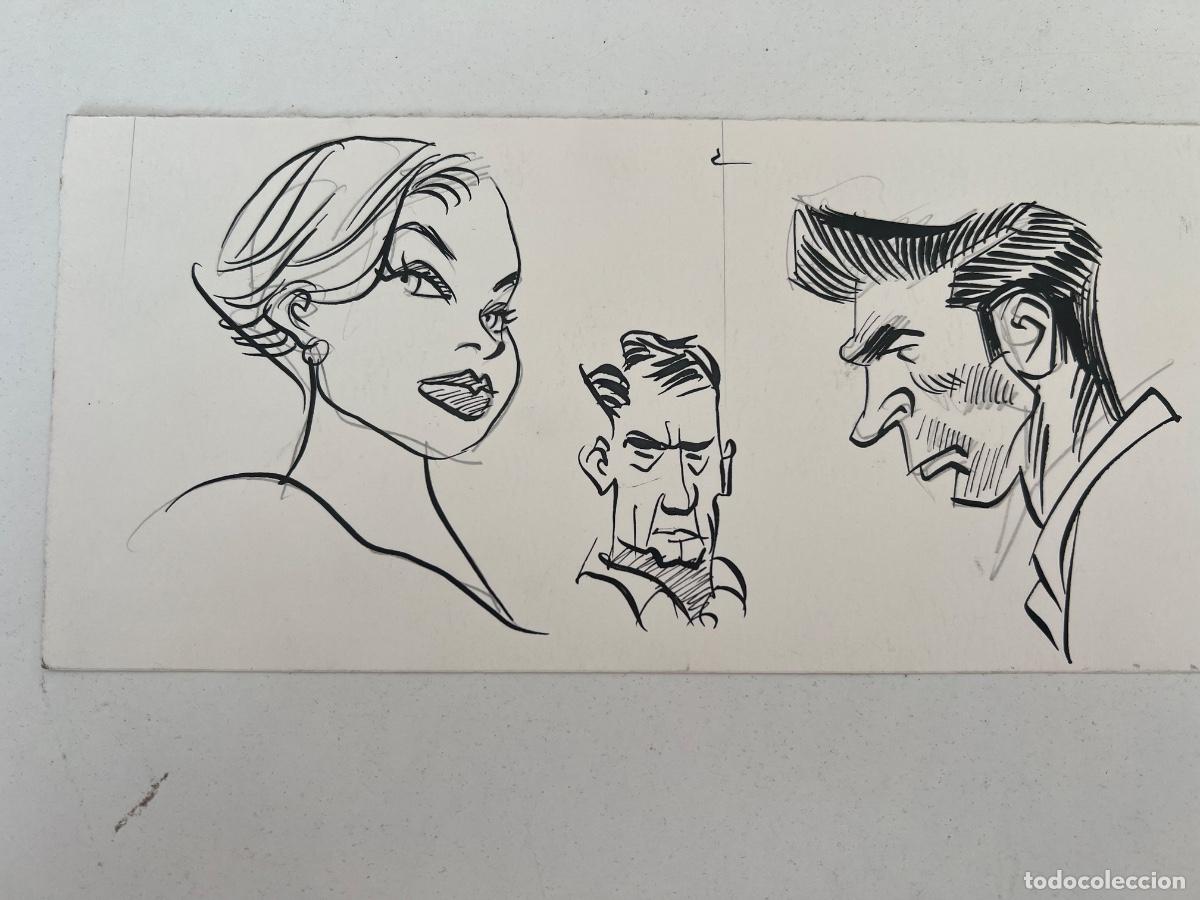C&oacute;mics: JORDI BERNET BOCETOS ORIGINAL TORPEDO 1936 - Foto 4