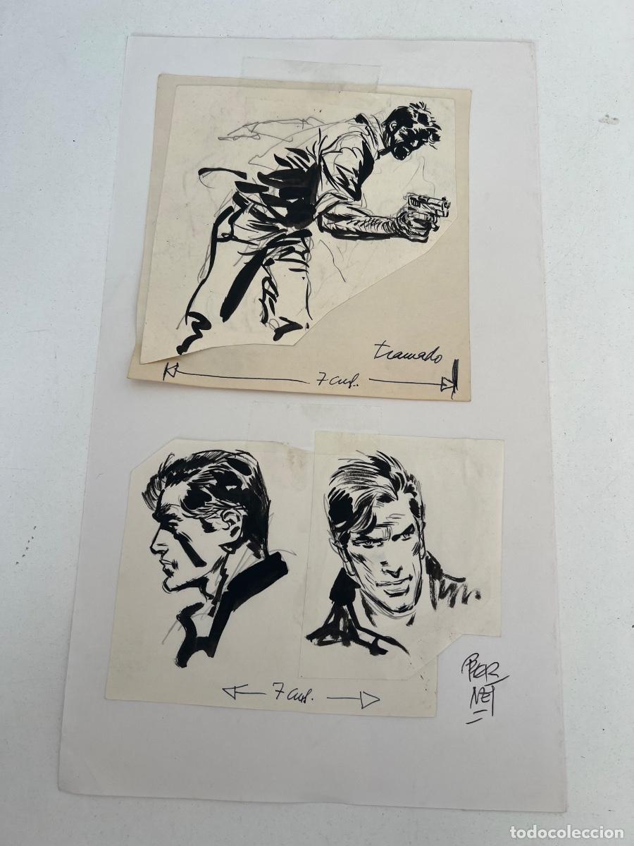 Comics: JORDI BERNET BOCETOS ORIGINAL TORPEDO 1936