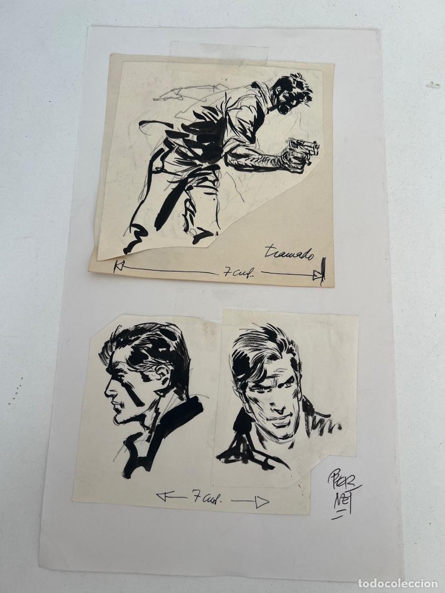 C&oacute;mics: JORDI BERNET BOCETOS ORIGINAL TORPEDO 1936 - Foto 2