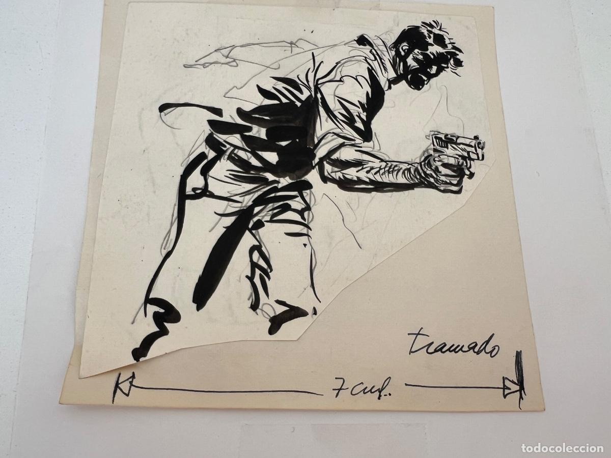 C&oacute;mics: JORDI BERNET BOCETOS ORIGINAL TORPEDO 1936 - Foto 3