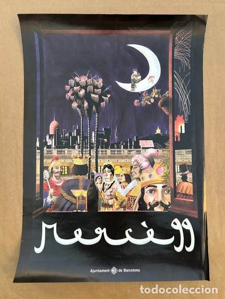 Comics: Nazario. Cartel de las fiestas Merc&eacute; 99, Barcelona.