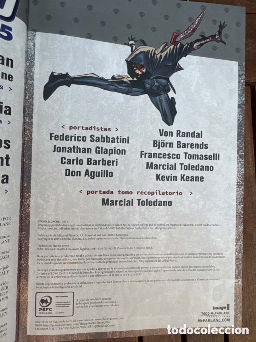 C&oacute;mics: Spawn: Scorched n&ordm; 05 Mcfarlane, Todd PLANETA COMICS 05 / 2025 - Foto 3