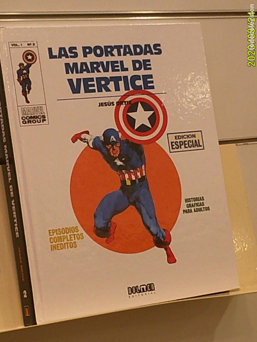 C&oacute;mics: LAS PORTADAS MARVEL DE VERTICE VOL. 1 N&ordm; 2 JESUS ORTIZ TOMO TAPA DURA - DOLMEN