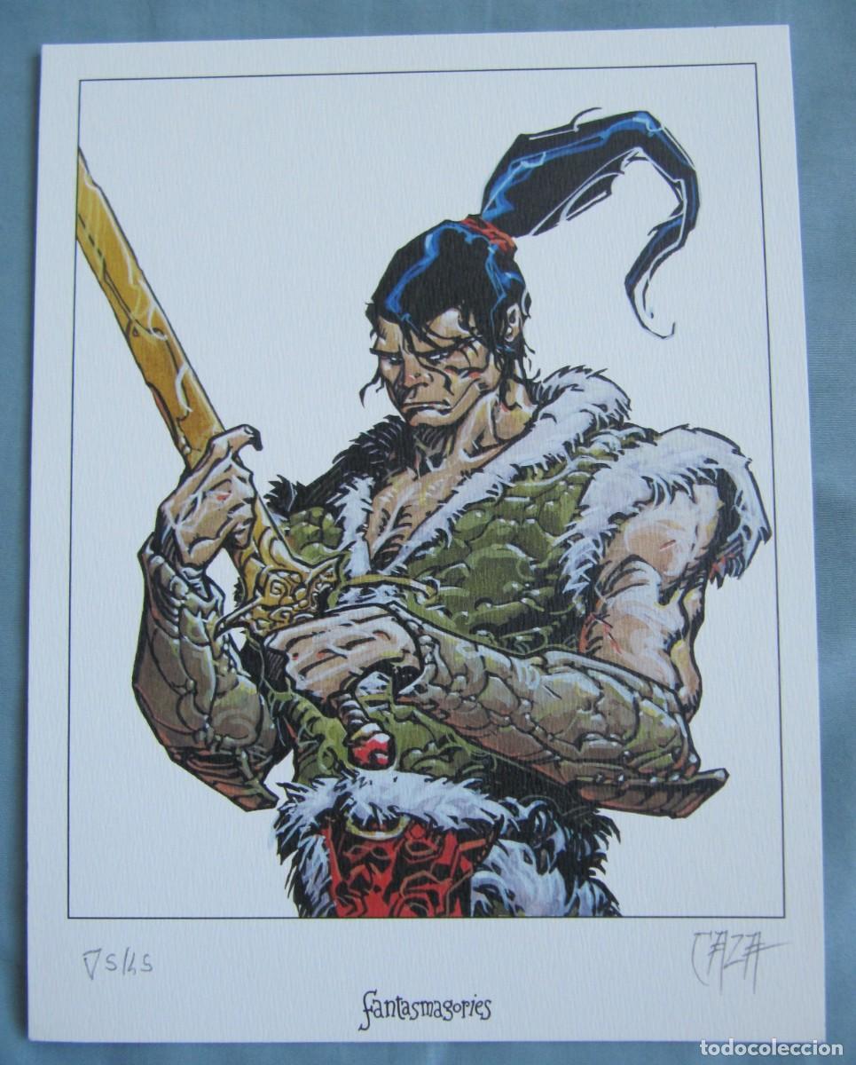 Comics : Caza - El Mundo de Arkadi - Ex Libris firmado y numerado - 5/45