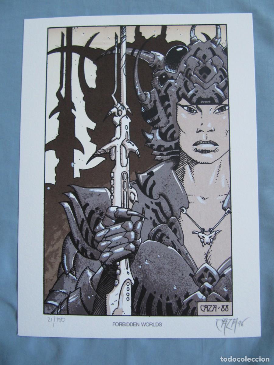 Comics: Caza - El Mundo de Arkadi - Walkyrie - Ex-Libris firmado y numerado 21/150