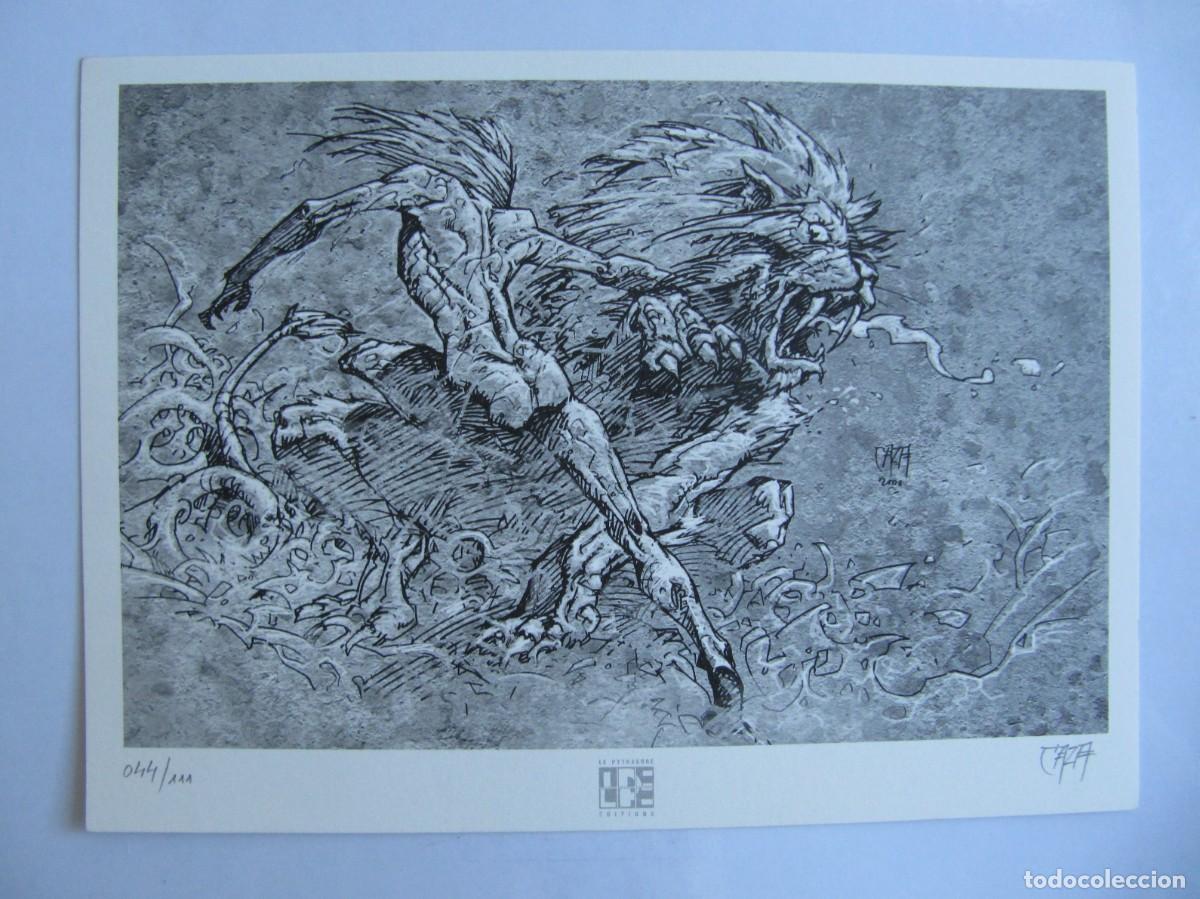 Fumetti: Caza - El Mundo de Arkadi - Ex Libris firmado y numerado - 044/111