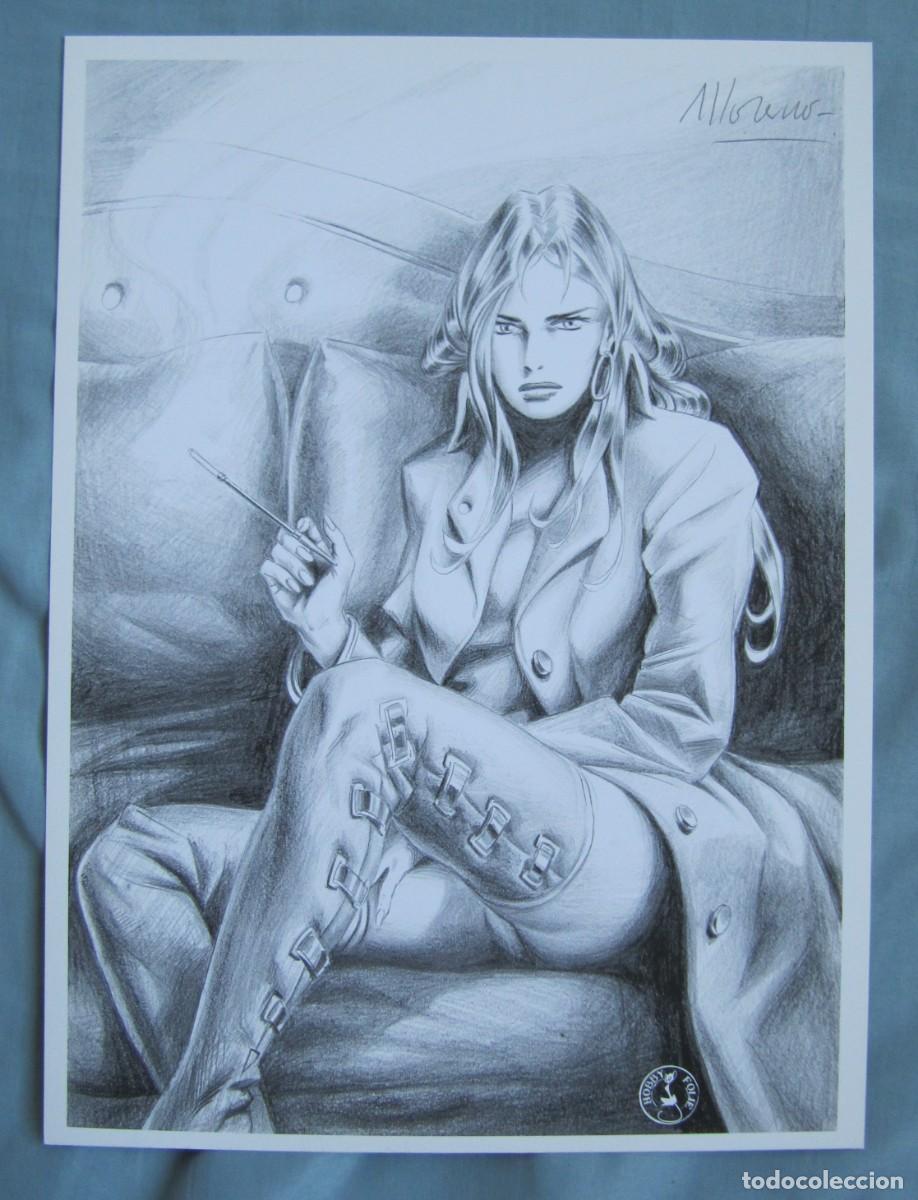Comics: Marc Moreno &ndash; Le R&eacute;gulateur - Le Fume-cigarettes &ndash; EX LIBRIS Firmado