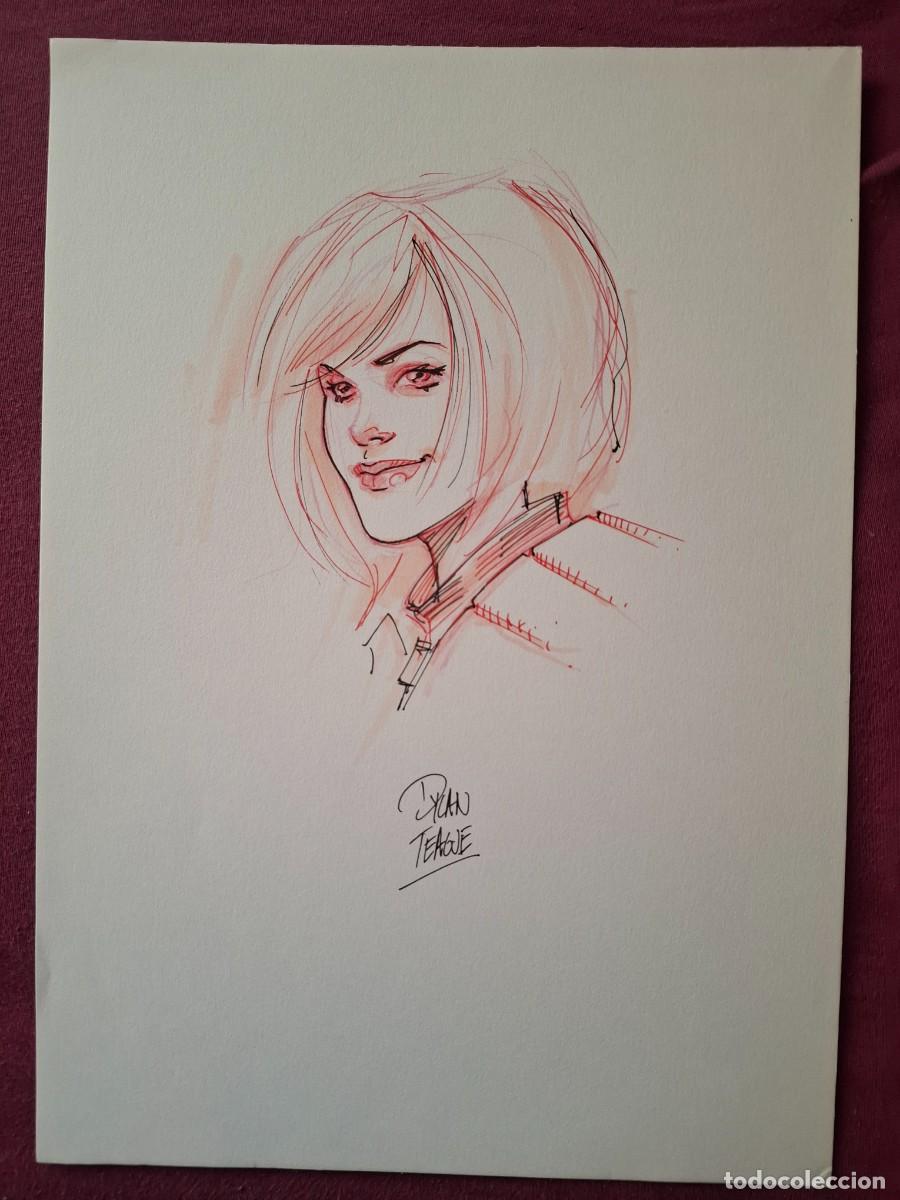 Comics: Dibujo original Judge Anderson por Dylan Teague