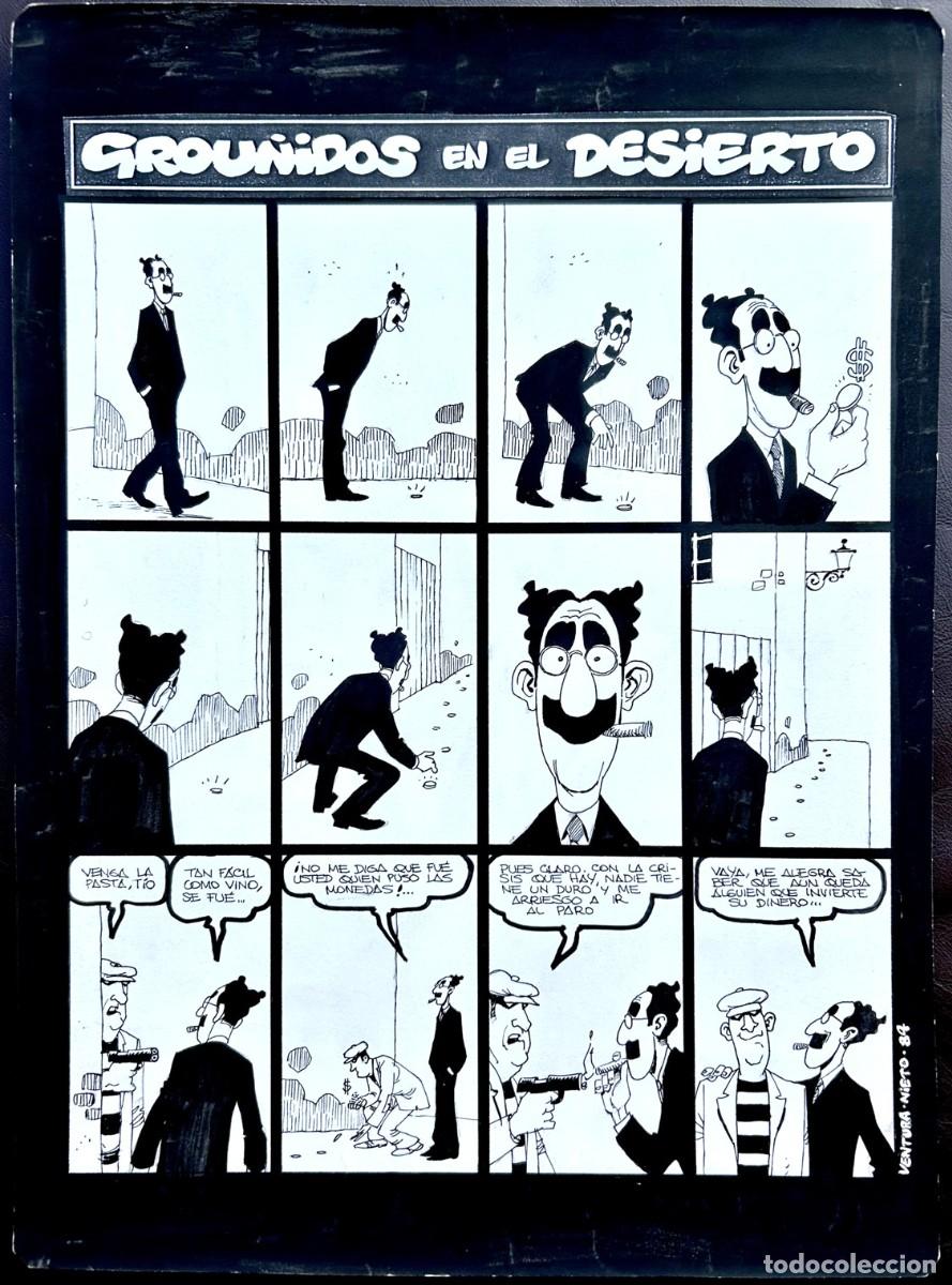 C&oacute;mics: GROU&Ntilde;IDOS EN EL DESIERTO EL JUEVES 363 Enrique Ventura y Nieto 1984 &rdquo;EMPRENDEDORES&rdquo;