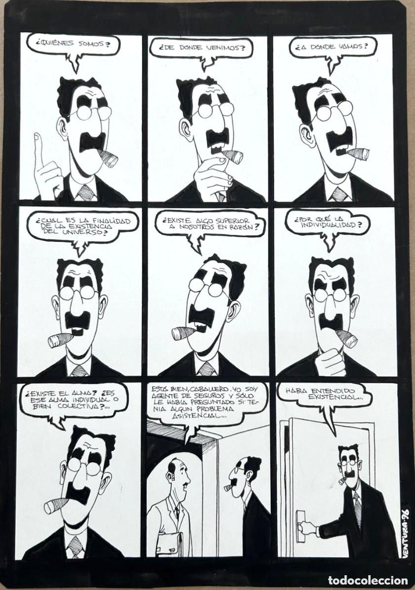 Comics : GROU&Ntilde;IDOS EN EL DESIERTO - EL JUEVES 1015 Enrique Ventura y Nieto 1996 &rdquo;Ser o no Ser&rdquo;