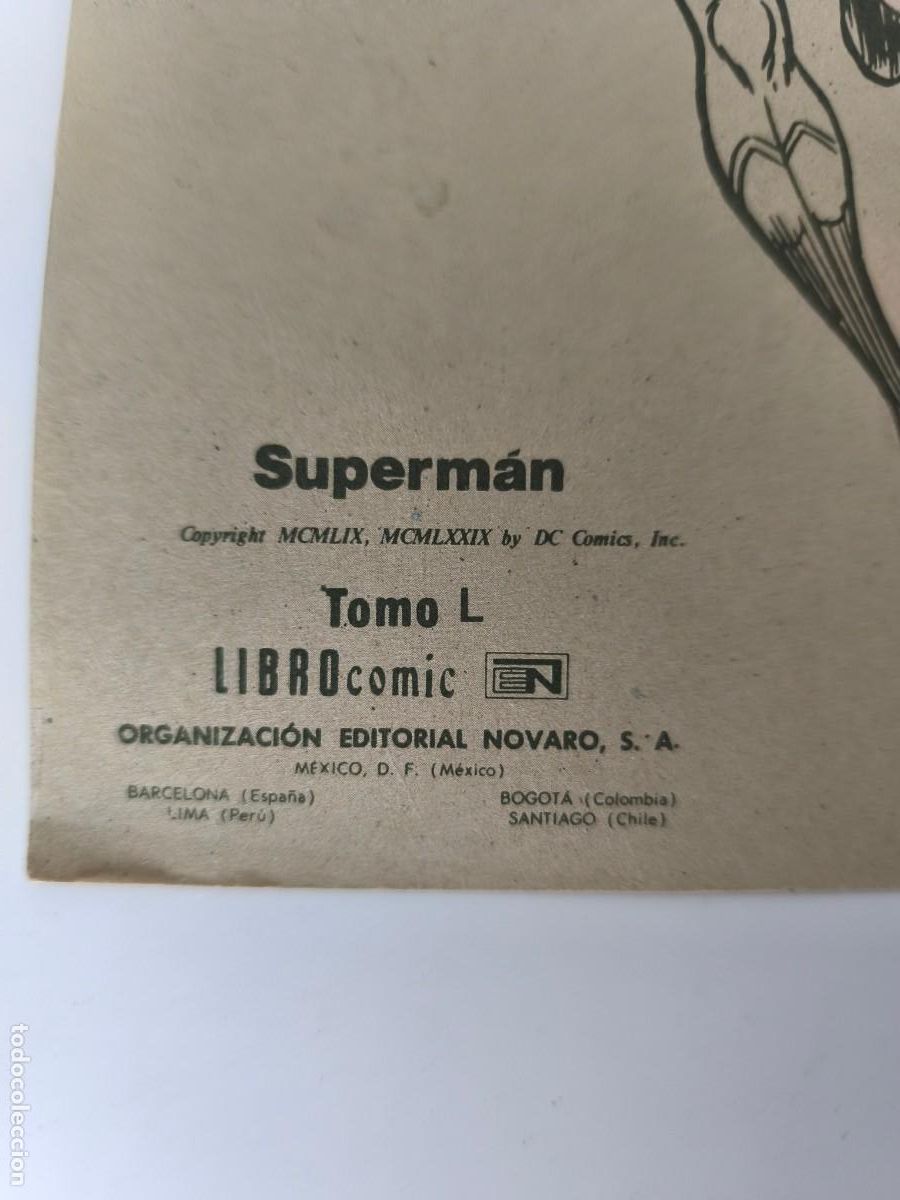 C&oacute;mics: SUPERMAN LIBROC&Oacute;MIC TOMO I &ndash; NOVARO &ndash; 1973 - Foto 2