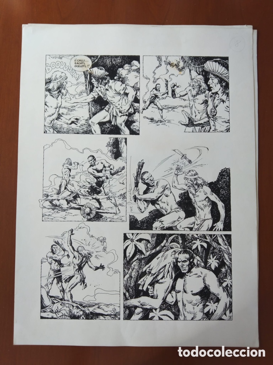 C&oacute;mics: Jos&eacute; Pepe Gonz&aacute;lez - Dibujo original Mamba