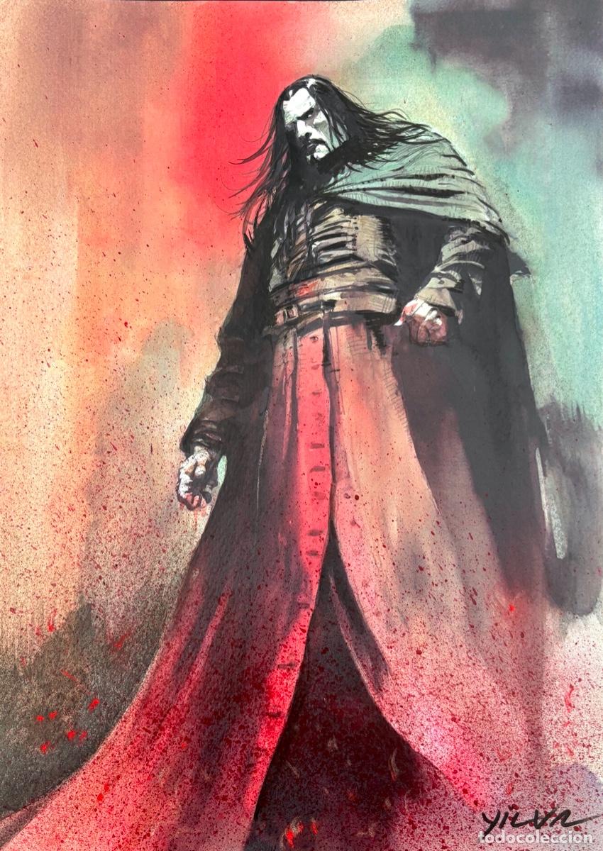 C&oacute;mics: VLAD TEPES (EL EMPALADOR) ILUSTRACION ORIGINAL PERSONAJES TERROR