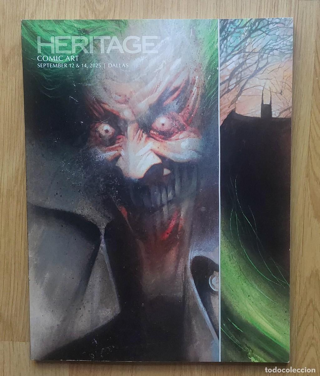 C&oacute;mics: CAT&Aacute;LOGO SUBASTA HERITAGE - COMIC ART SEPTIEMBRE 12-14 2025 -DALLAS -COVER DAVE MCKEAN ARHKAM ASYLUM