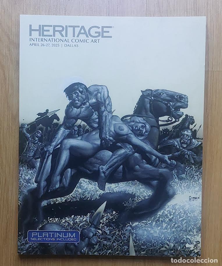 Comics: CAT&Aacute;LOGO SUBASTA HERITAGE - COMIC ART INTERNACIONAL APRIL 26-27 2025 - DALLAS- COVER RICHARD CORBEN