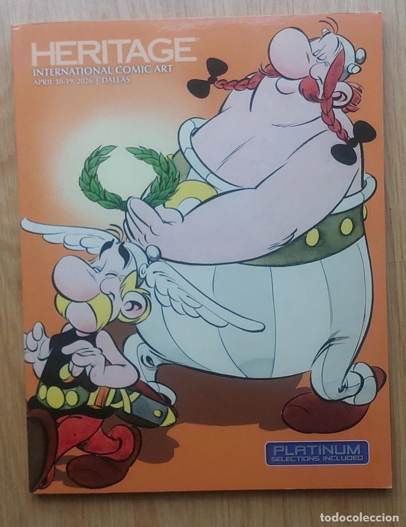 C&oacute;mics: CAT&Aacute;LOGO SUBASTA HERITAGE -COMIC ART INTERNACIONAL APRIL 18-19 2026 - DALLAS- COVER AST&Eacute;RIX (UDERZO)