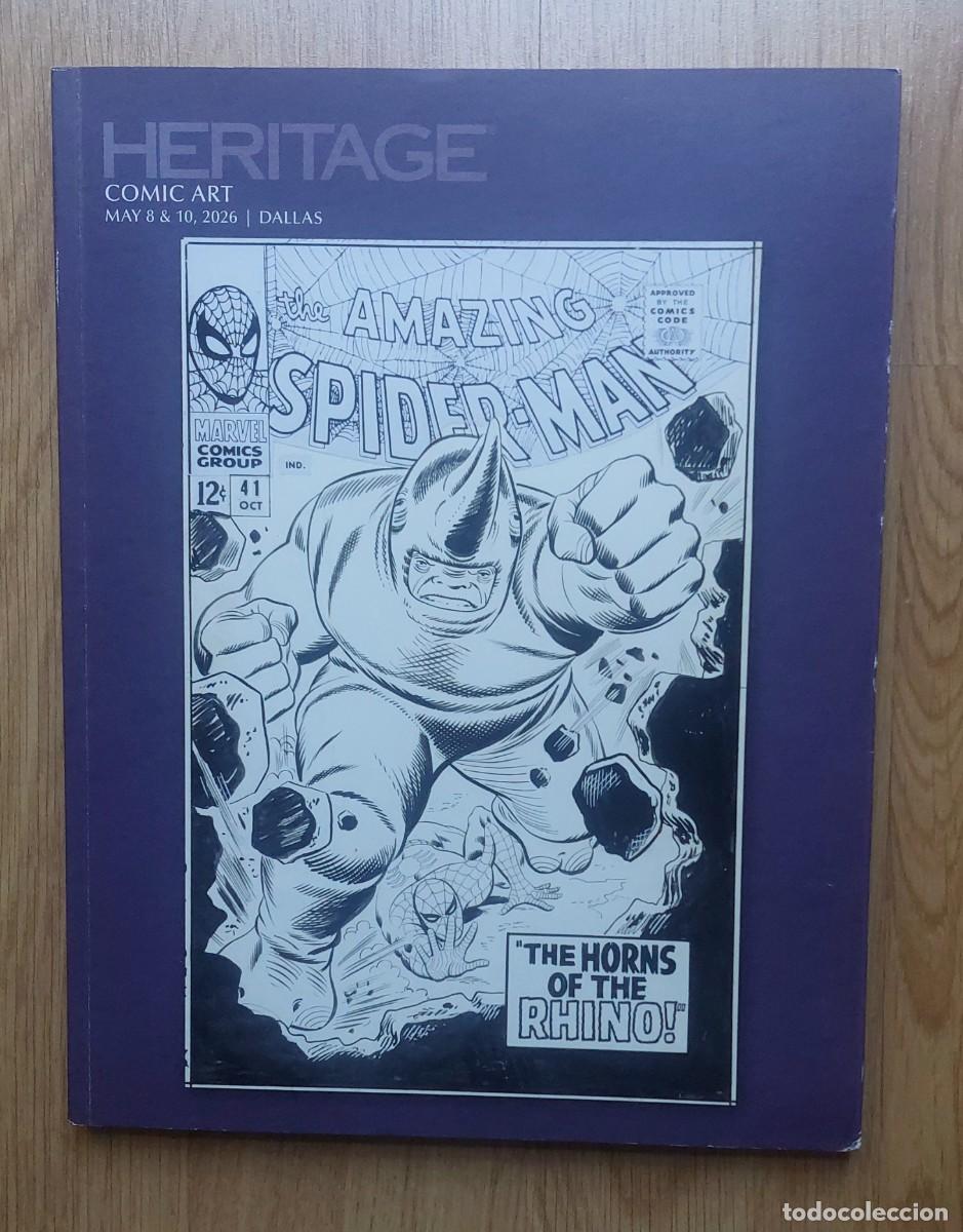 C&oacute;mics: CAT&Aacute;LOGO SUBASTA HERITAGE -COMIC ART MAYO 8-10. 2026 - DALLAS- COVER JOHN ROMITA SR.