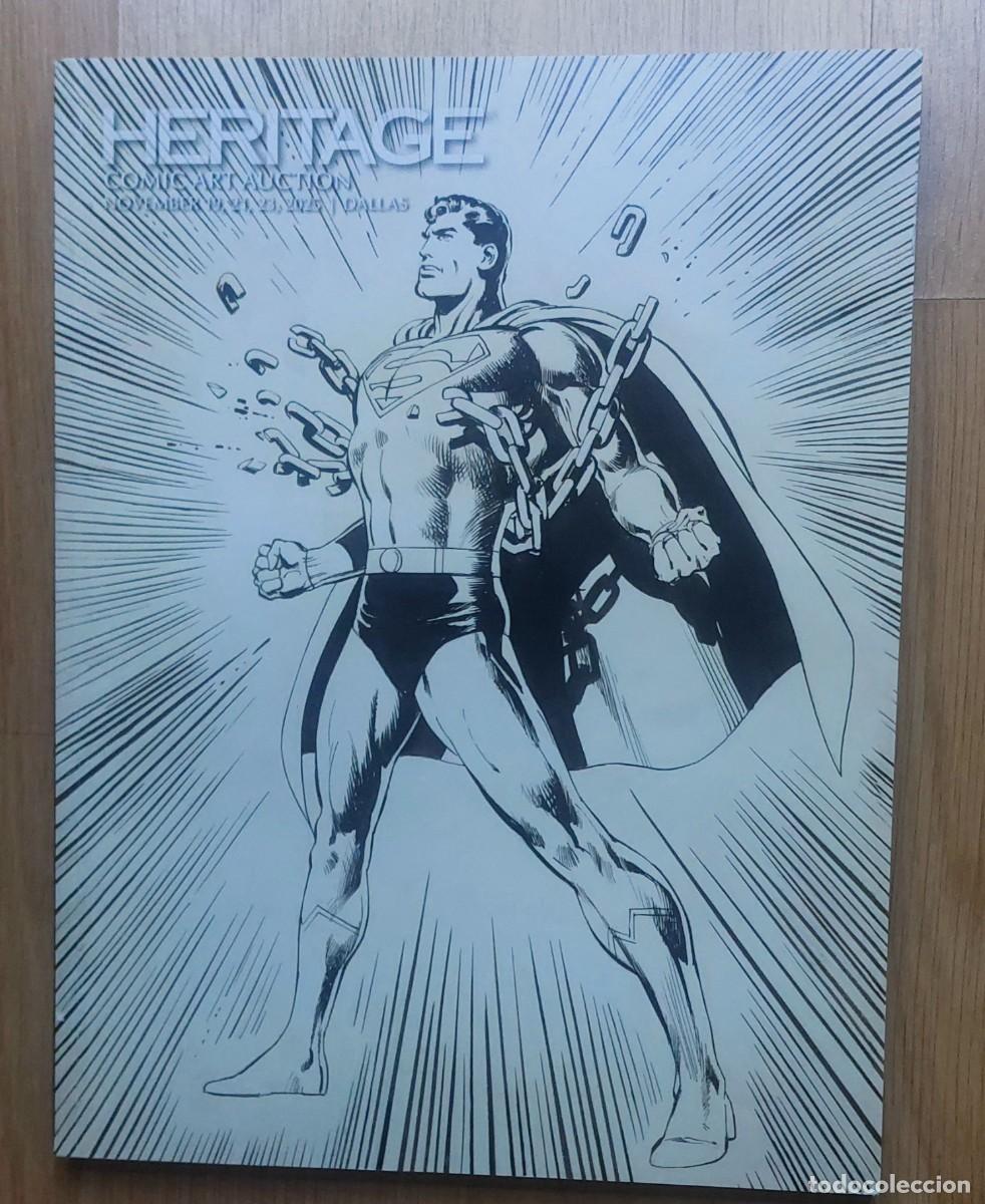 C&oacute;mics: CAT&Aacute;LOGO SUBASTA HERITAGE -COMIC ART NOVIEMBRE 19,21,23. 2025 - DALLAS- COVER NEAL ADAMS SUPERMAN