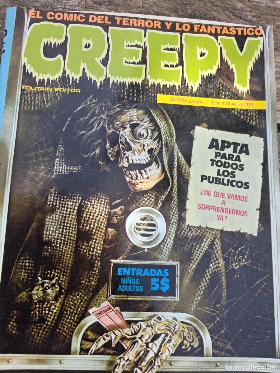 Comics: creepy extra 12 - lamina cubierta de comic toutain - creepshow