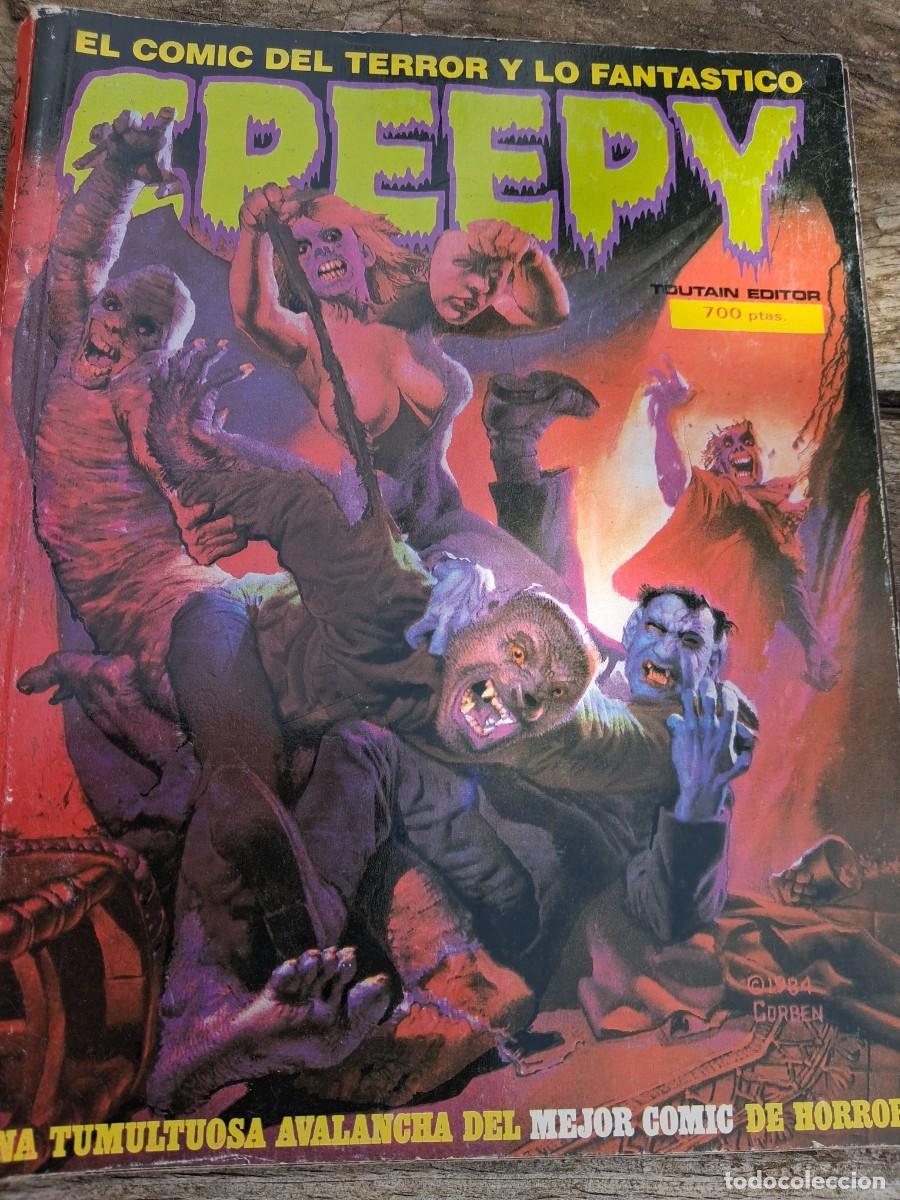 Comics: creepy extra - lamina cubierta de comic toutain - creepshow